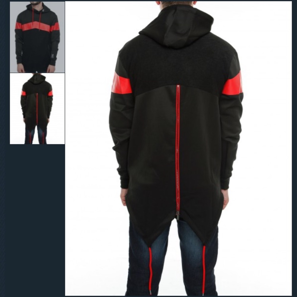 Soul Star MSW  Bates Black red men’s hoodie Large